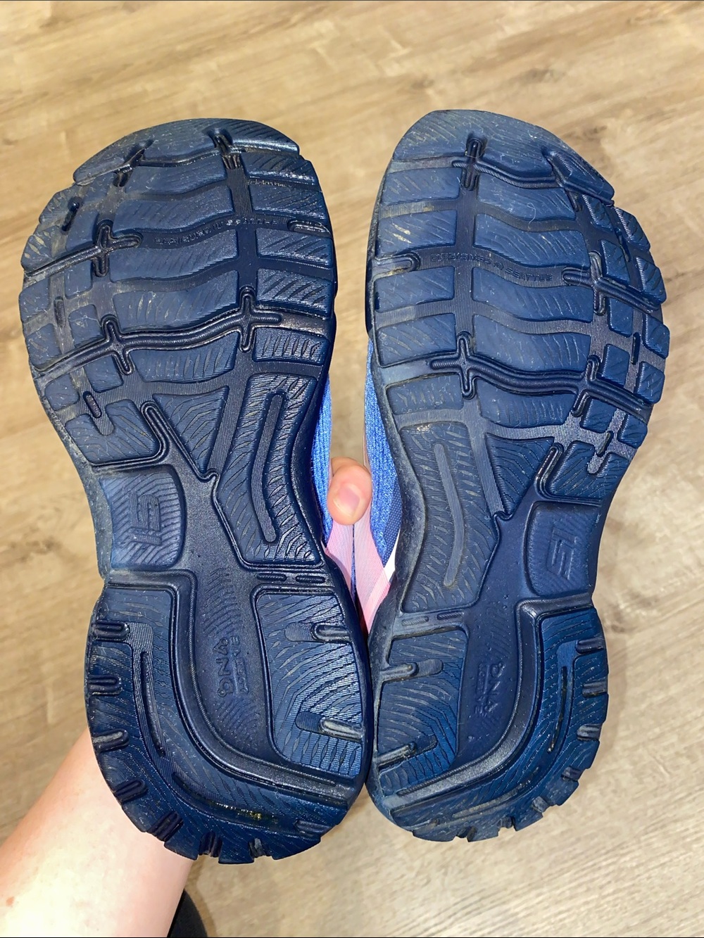 Brooks Ghost 15 Neutral Running Shoe 8.5 Medium (B) Blue Peacoat Pink - Picture 7 of 8